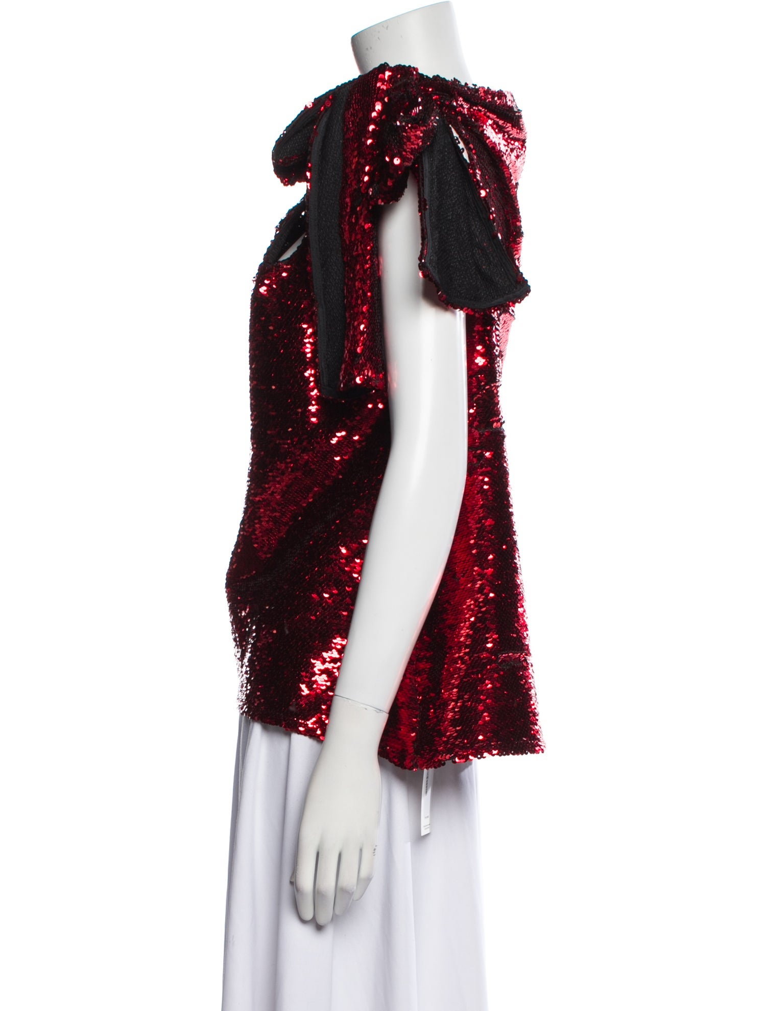 J.W. Anderson Crew Neck Short Sleeve Blouse