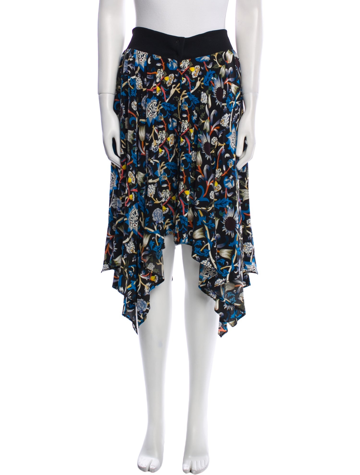 J.W. Anderson Silk Midi Length Skirt