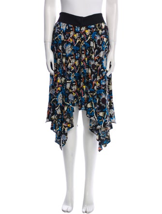 J.W. Anderson Silk Midi Length Skirt