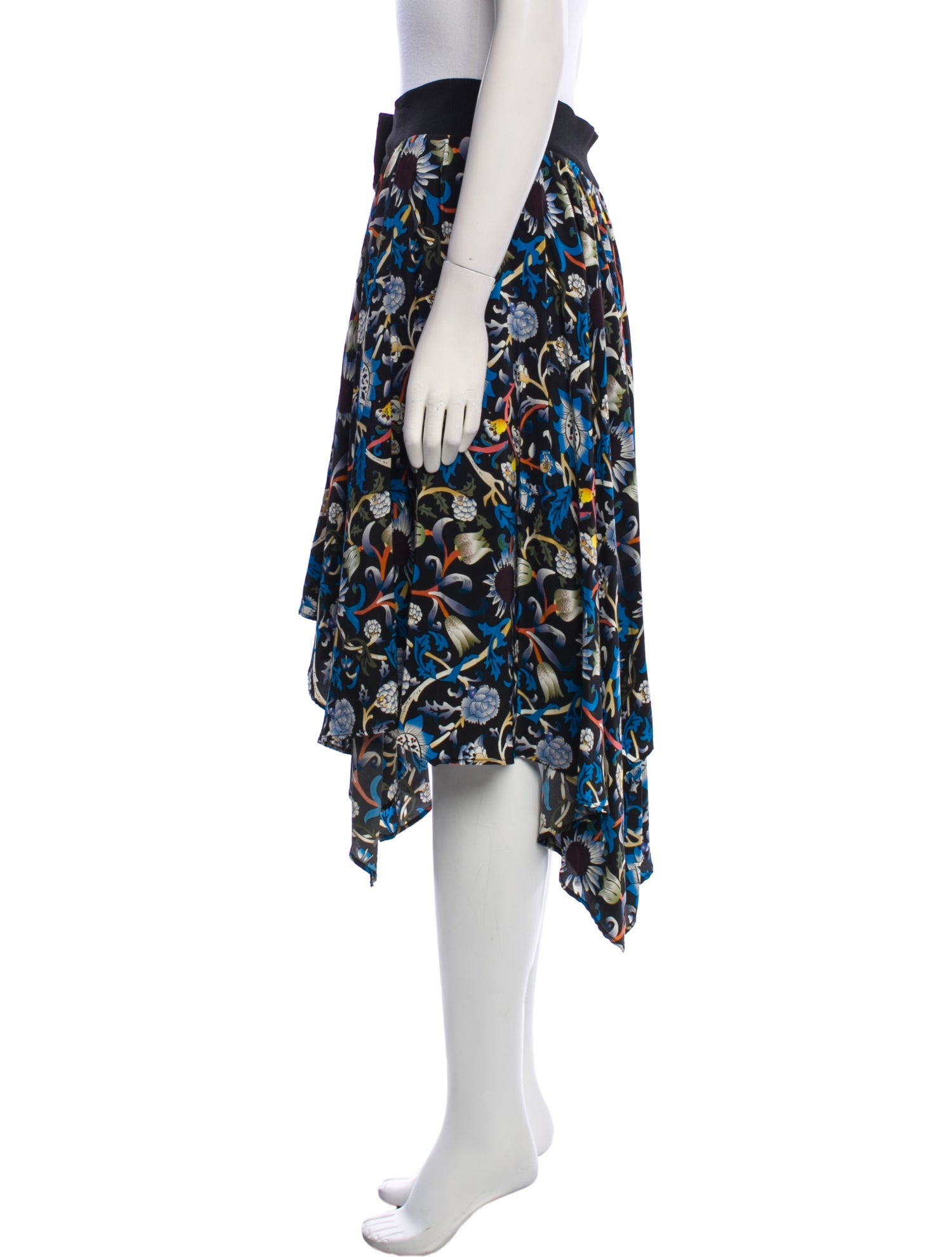 J.W. Anderson Silk Midi Length Skirt