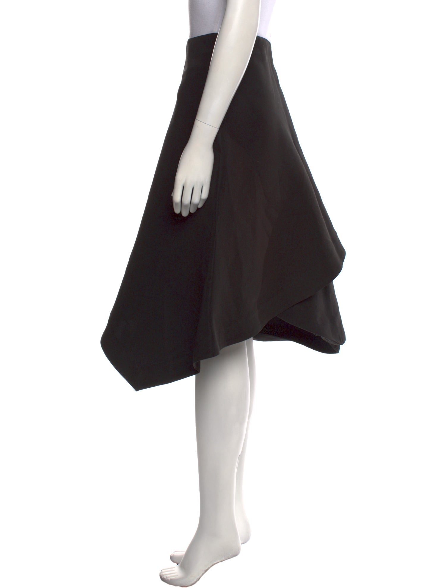 J.W. Anderson Pleated Accents Midi Length Skirt