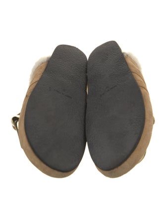 J.W. Anderson Suede Chain-Link Accents Mules