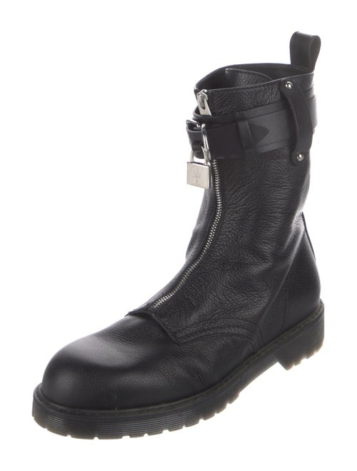 J.W. Anderson Leather Studded Accents Combat Boots