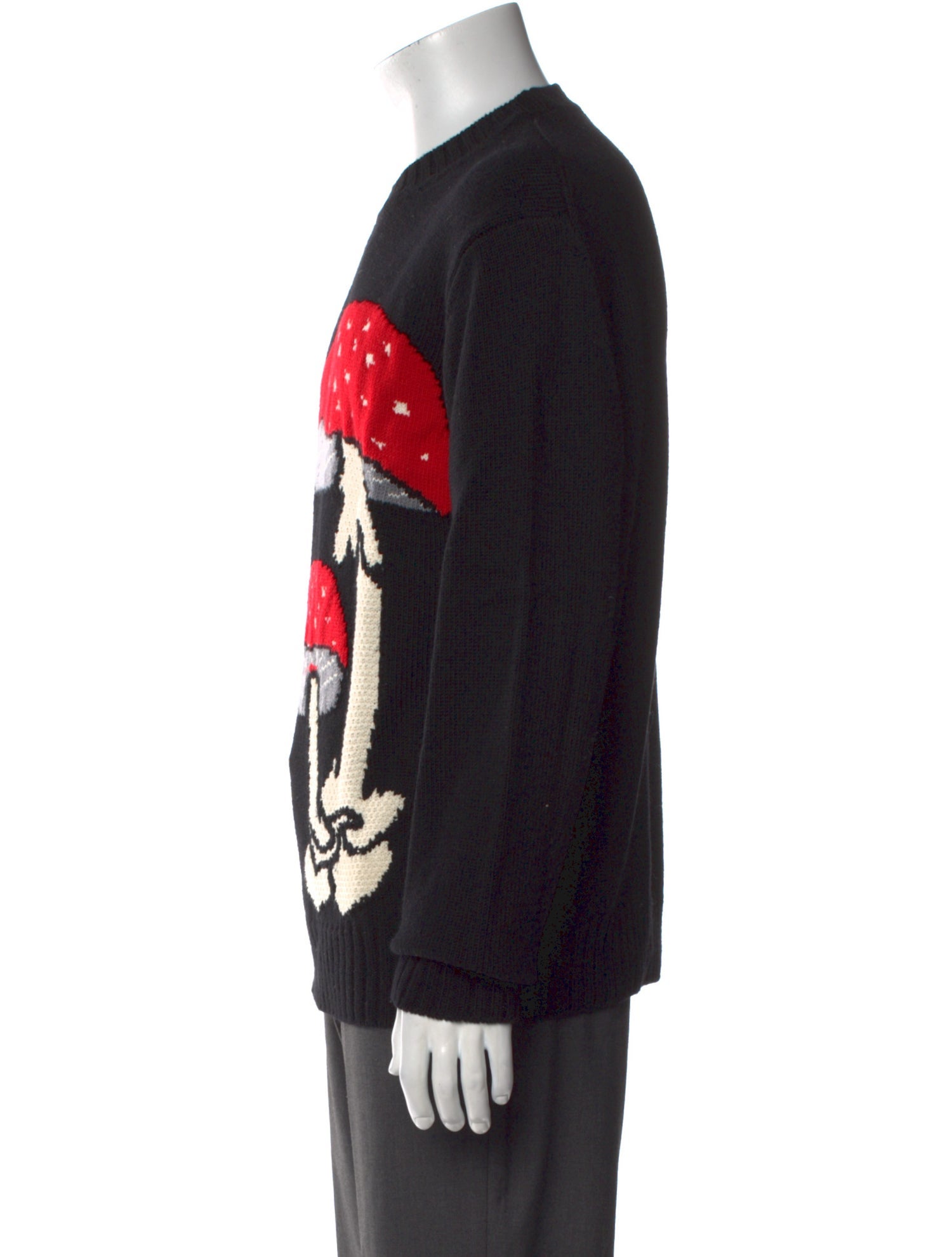 J.W. Anderson Merino Wool Graphic Print Pullover