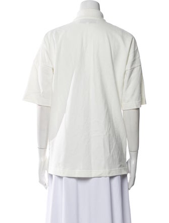 J.W. Anderson Graphic Print Crew Neck Button-Up Top