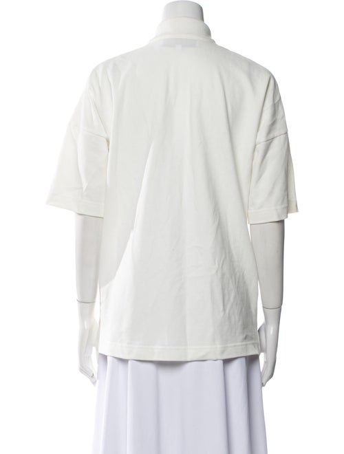 J.W. Anderson Graphic Print Crew Neck Button-Up Top