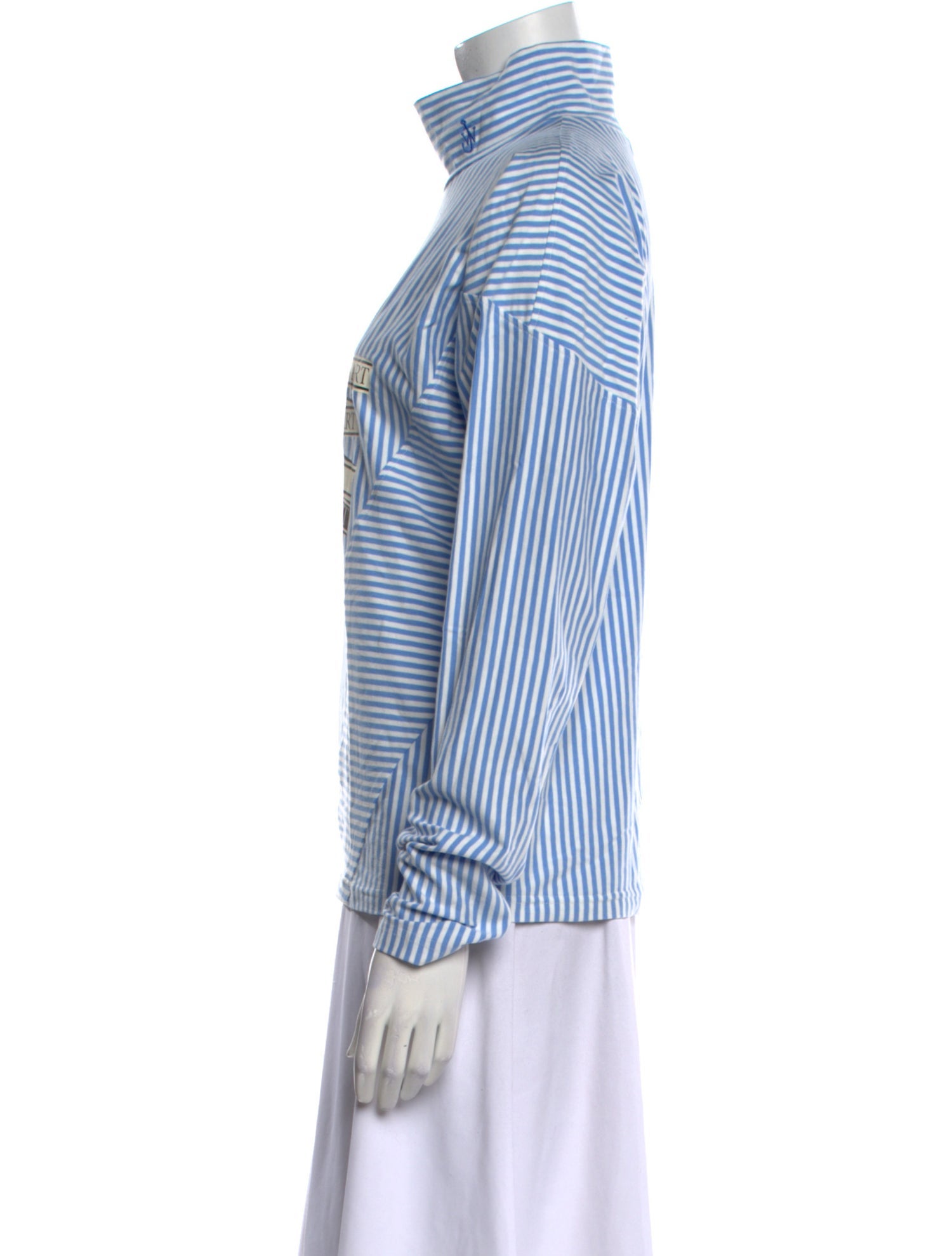 J.W. Anderson Striped Turtleneck Top