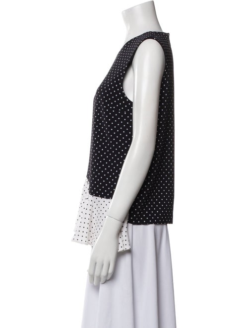 J.W. Anderson Polka Dot Print Scoop Neck Blouse