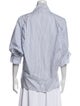 J.W. Anderson Striped Three-Quarter Sleeve Button-Up Top