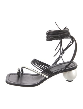 J.W. Anderson Leather Gladiator Sandals