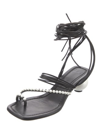 J.W. Anderson Leather Gladiator Sandals
