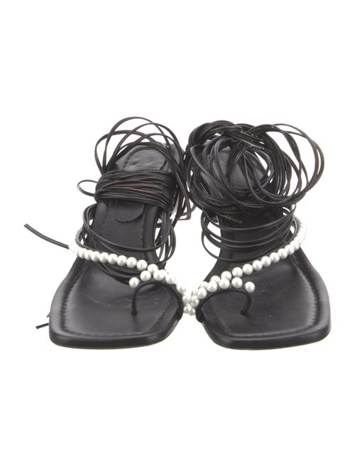 J.W. Anderson Leather Gladiator Sandals