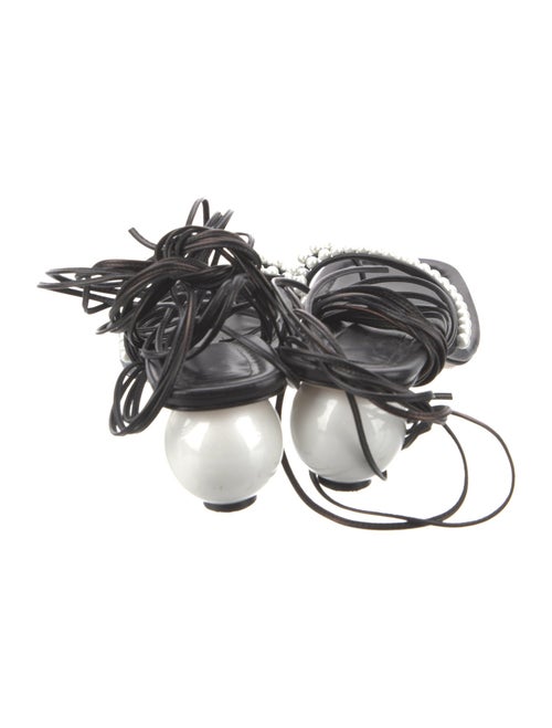 J.W. Anderson Leather Gladiator Sandals