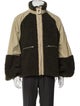 J.W. Anderson Colorblock Pattern Puffer Coat
