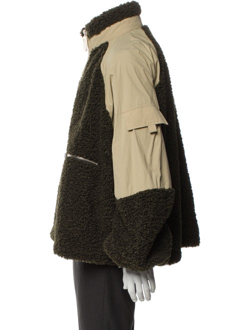 J.W. Anderson Colorblock Pattern Puffer Coat