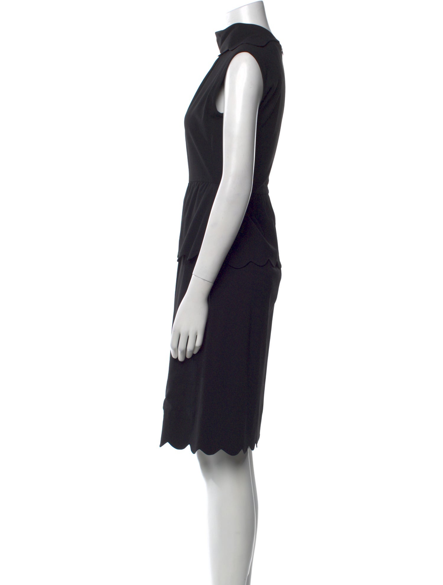 J.W. Anderson Mock Neck Mini Dress