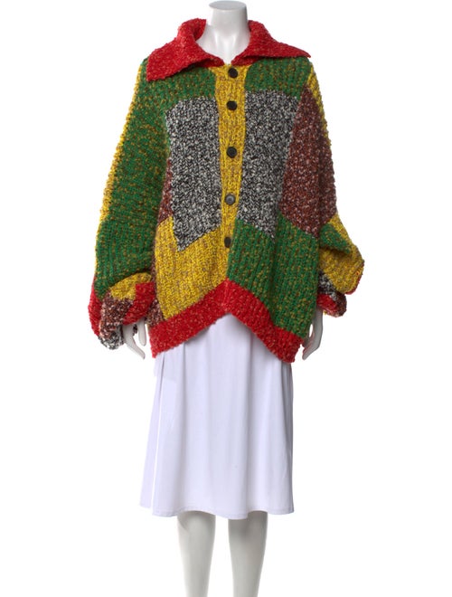 J.W. Anderson Printed Mock Neck Sweater