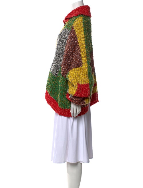 J.W. Anderson Printed Mock Neck Sweater