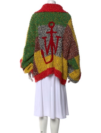 J.W. Anderson Printed Mock Neck Sweater