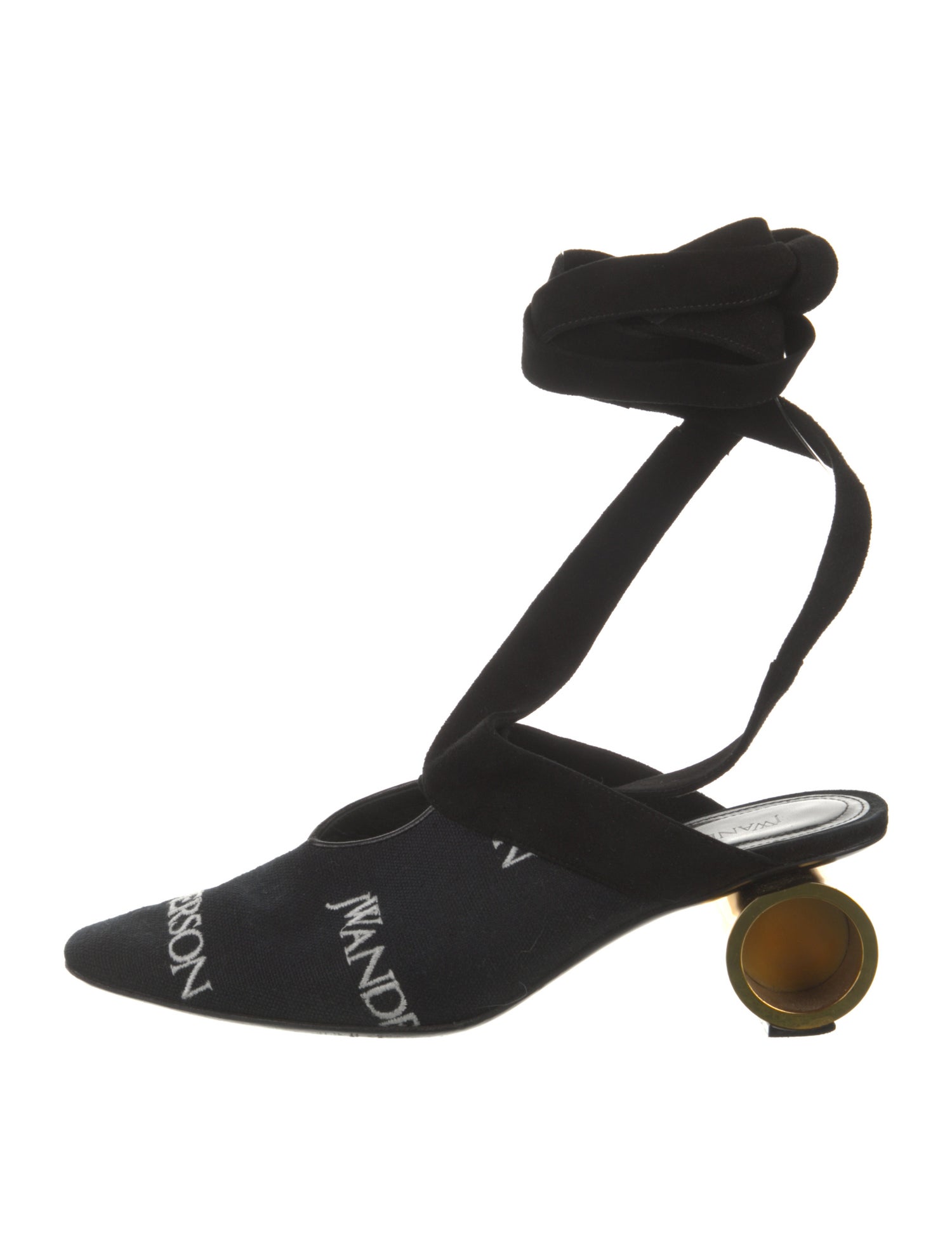 J.W. Anderson Canvas Printed Pumps