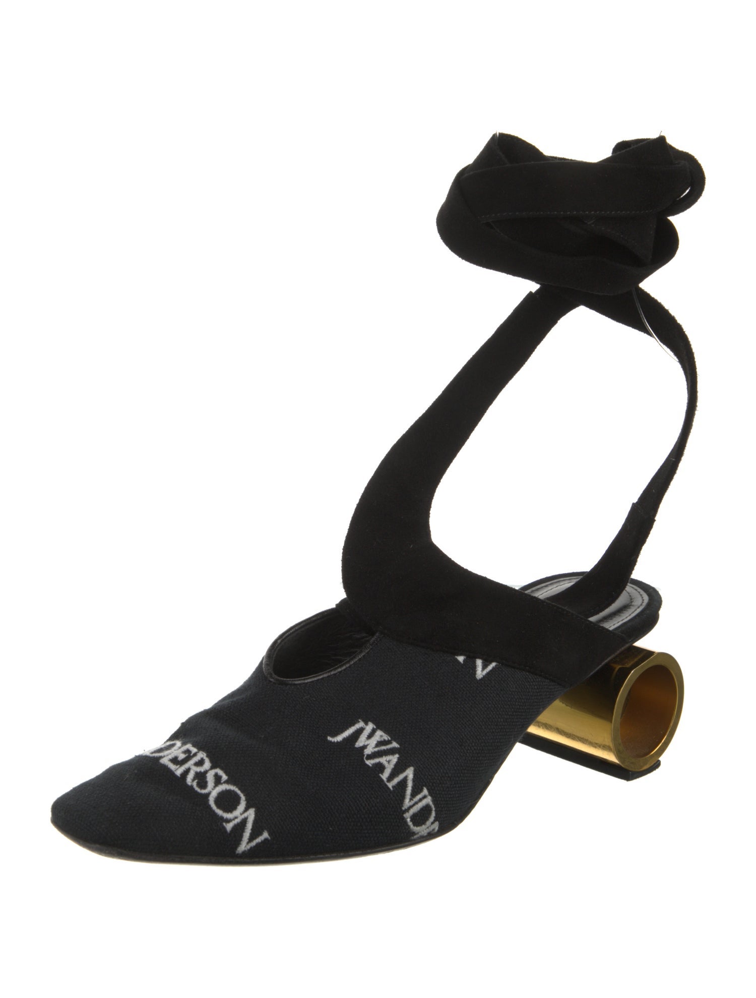 J.W. Anderson Canvas Printed Pumps