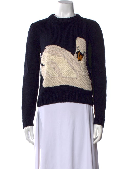 J.W. Anderson Wool Graphic Print Sweater