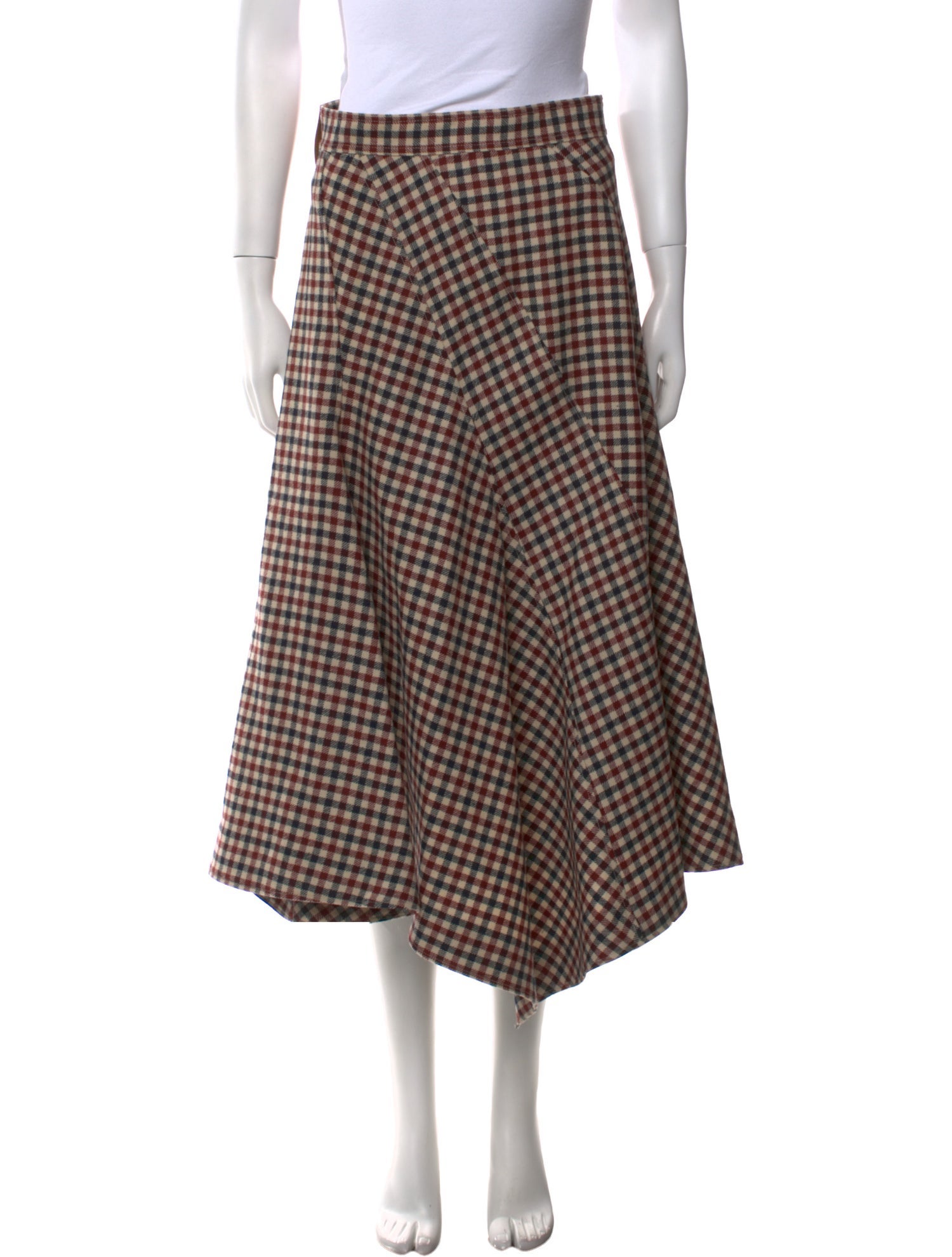 J.W. Anderson Virgin Wool Midi Length Skirt