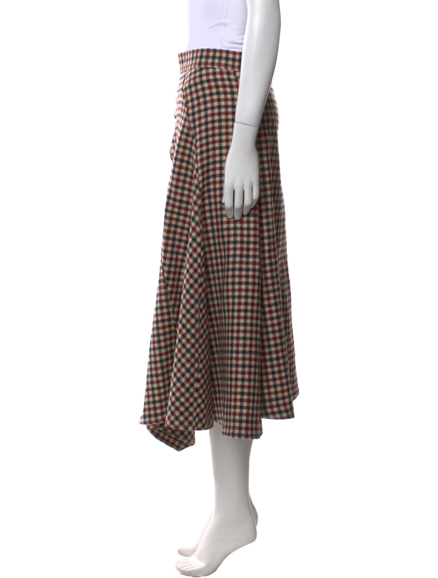 J.W. Anderson Virgin Wool Midi Length Skirt