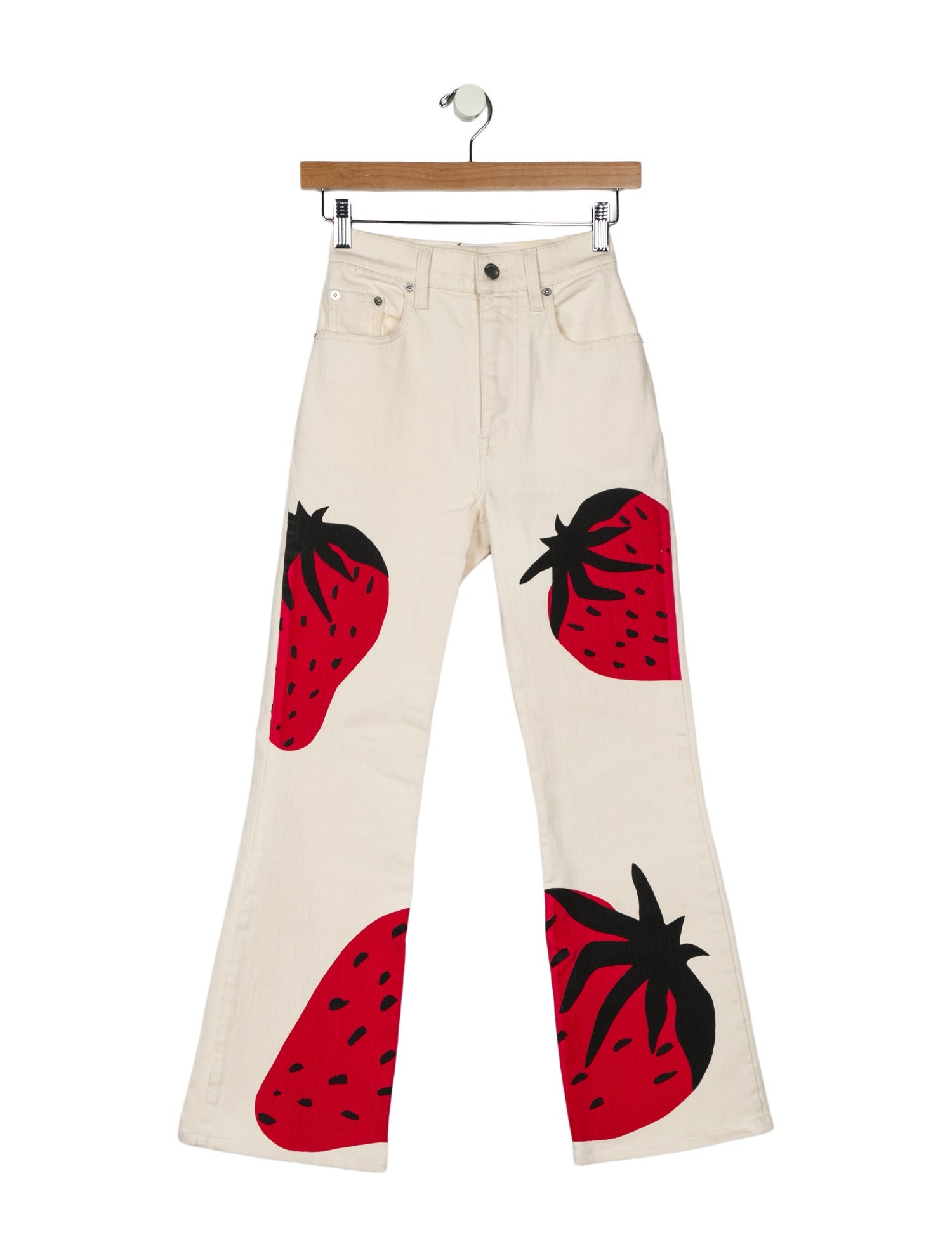 J.W. Anderson Mid-Rise Wide Leg Jeans