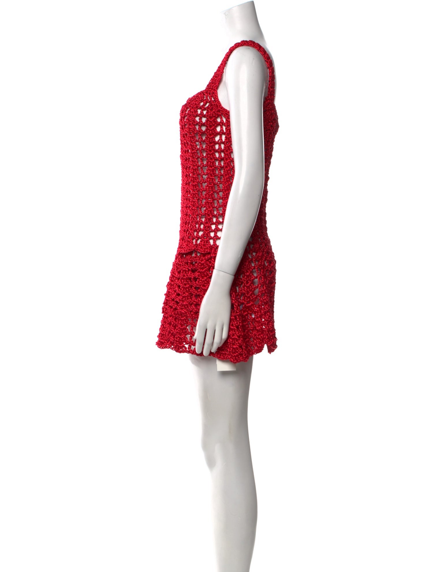 J.W. Anderson Square Neckline Mini Dress