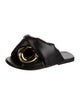 J.W. Anderson Leather Chain-Link Accents Slides