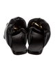 J.W. Anderson Leather Chain-Link Accents Slides
