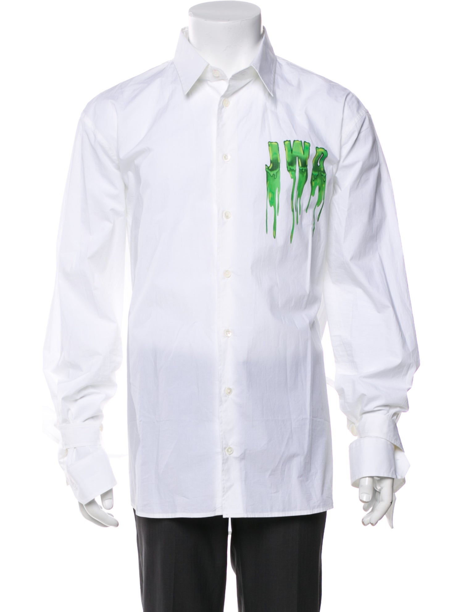 J.W. Anderson Graphic Print Long Sleeve Dress Shirt