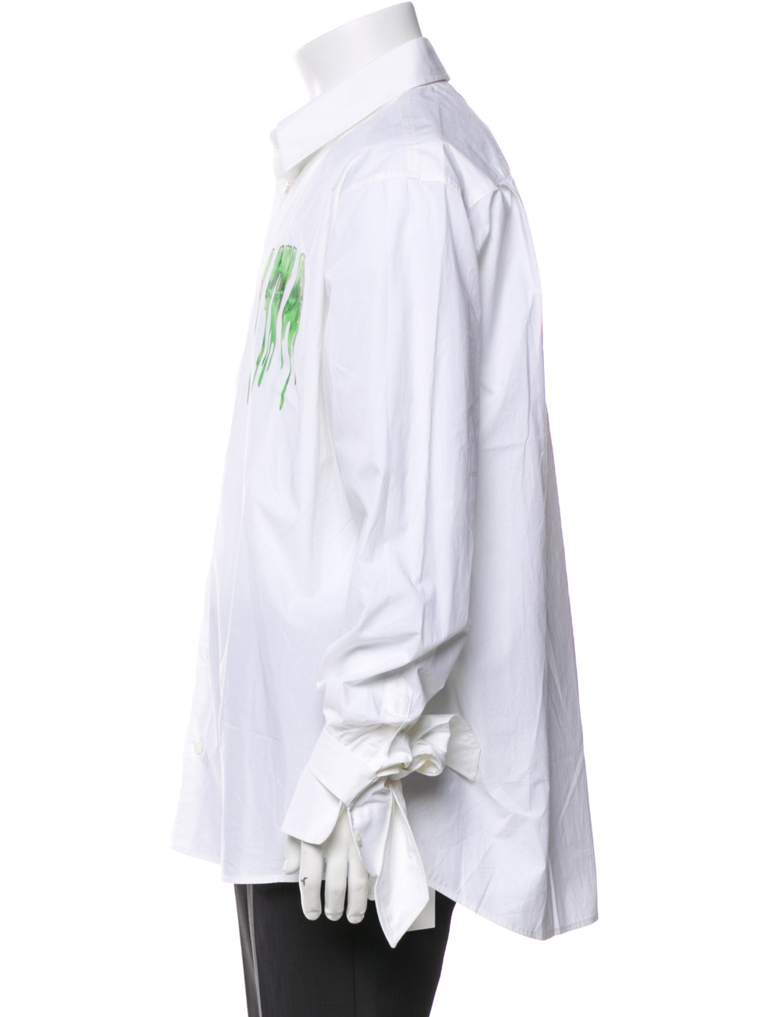 J.W. Anderson Graphic Print Long Sleeve Dress Shirt