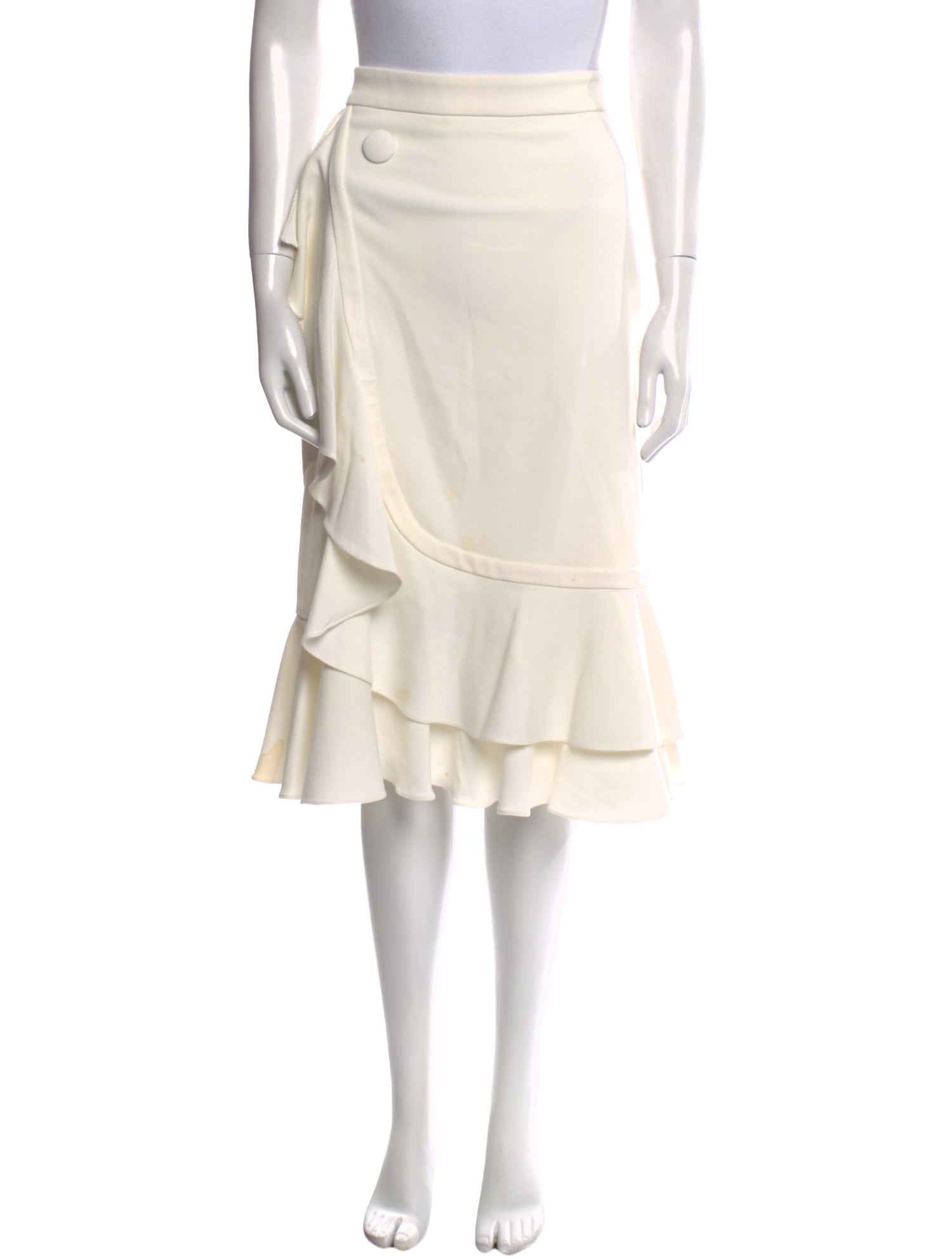 J.W. Anderson Ruffle Embellishment Knee-Length Skirt