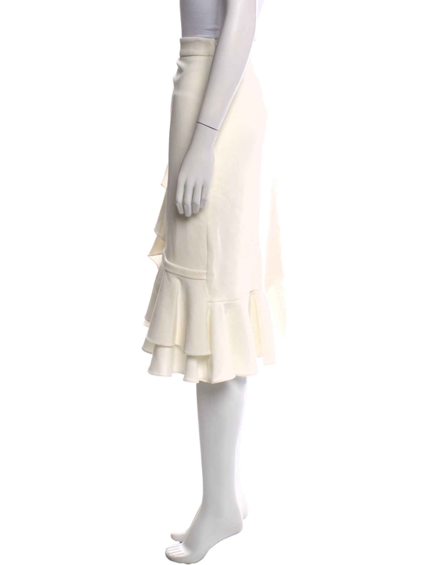 J.W. Anderson Ruffle Embellishment Knee-Length Skirt