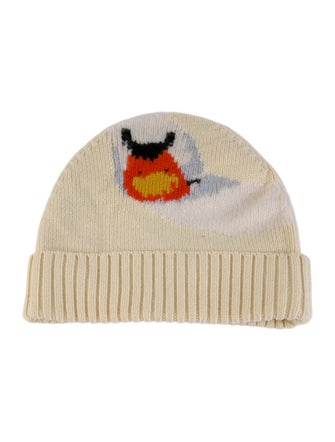 J.W. Anderson Intarsia Knit Swan Beanie
