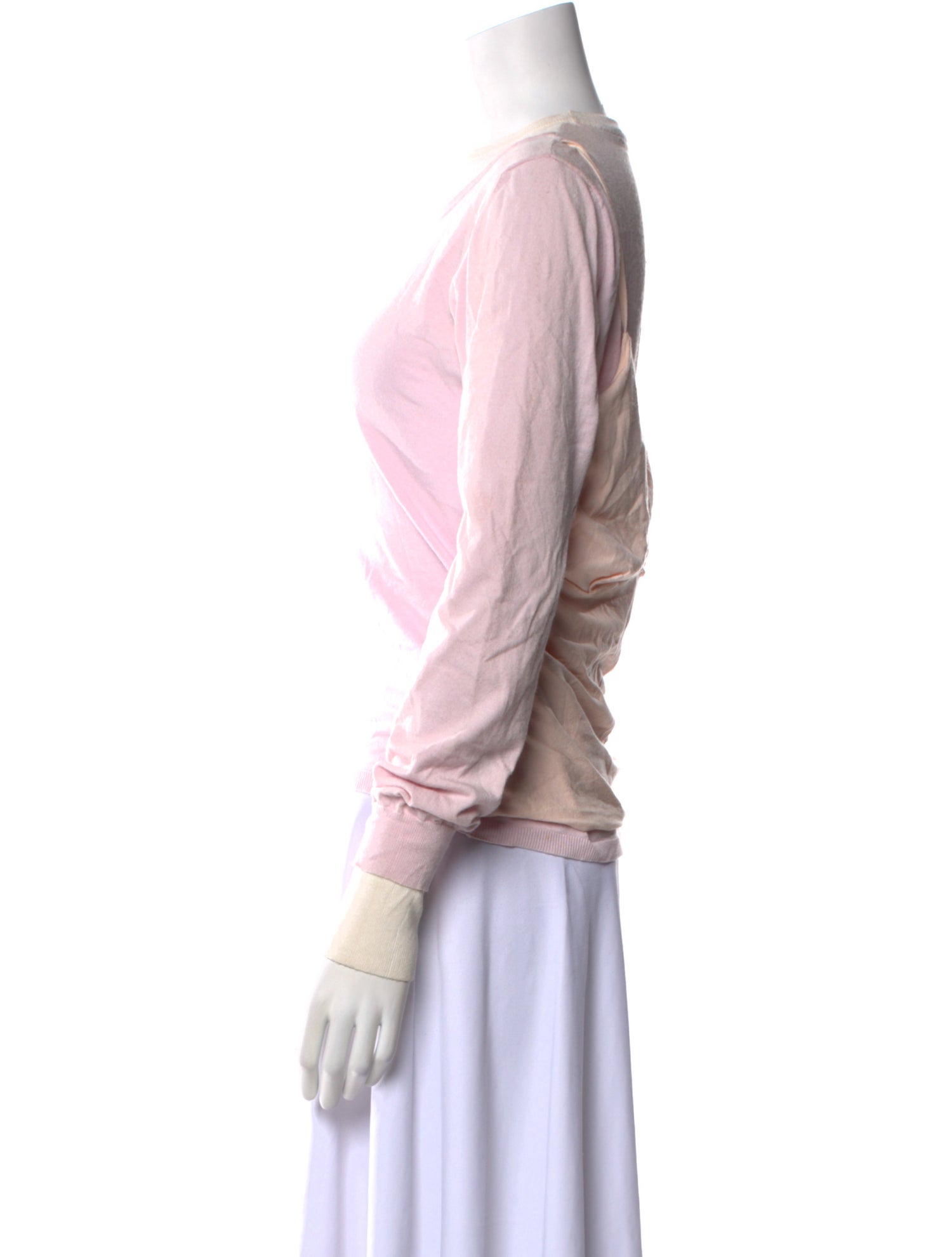 J.W. Anderson Bateau Neckline Long Sleeve Sweatshirt