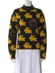 J.W. Anderson Printed Mock Neck Sweater