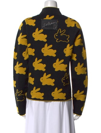 J.W. Anderson Printed Mock Neck Sweater