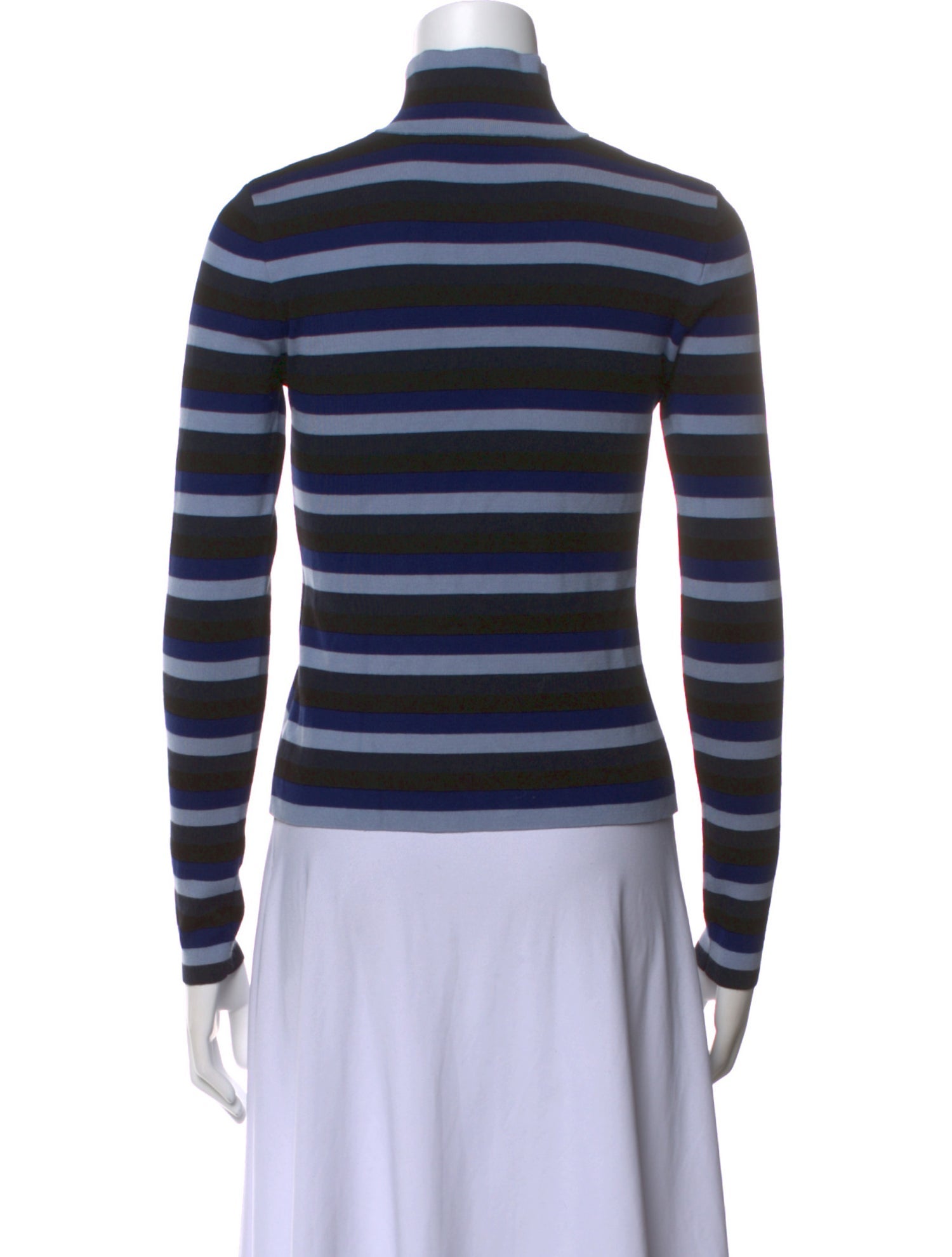 J.W. Anderson Striped Mock Neck Sweatshirt