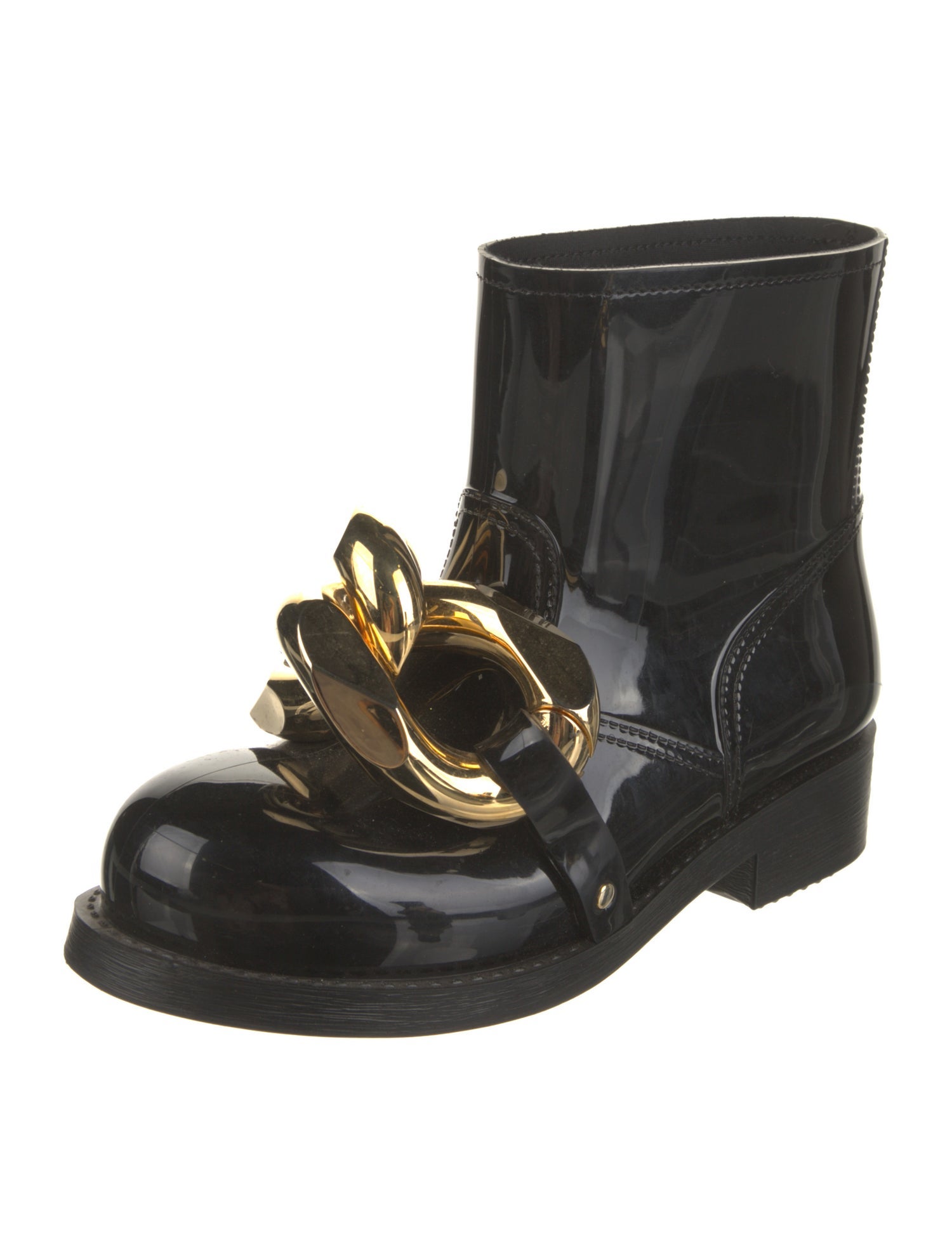 J.W. Anderson Rubber Chain-Link Accents Rain Boots