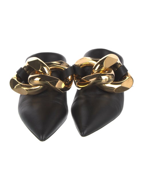 J.W. Anderson Leather Chain-Link Accents Mules
