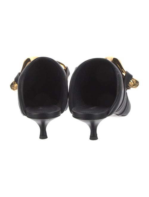 J.W. Anderson Leather Chain-Link Accents Mules
