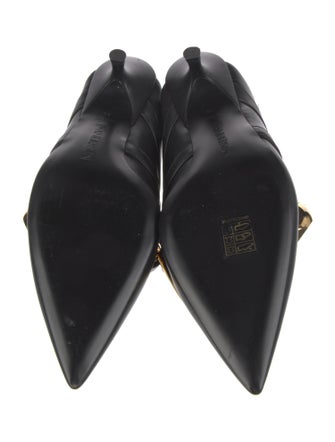 J.W. Anderson Leather Chain-Link Accents Mules