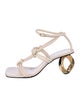 J.W. Anderson Leather T-Strap Sandals
