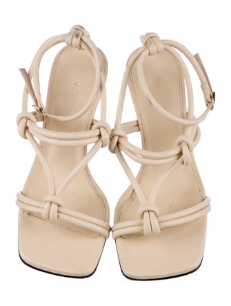 J.W. Anderson Leather T-Strap Sandals