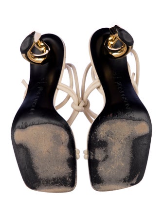 J.W. Anderson Leather T-Strap Sandals