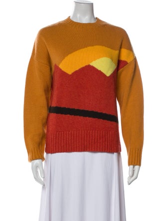 J.W. Anderson Wool Colorblock Pattern Sweater