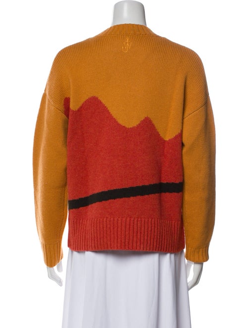 J.W. Anderson Wool Colorblock Pattern Sweater